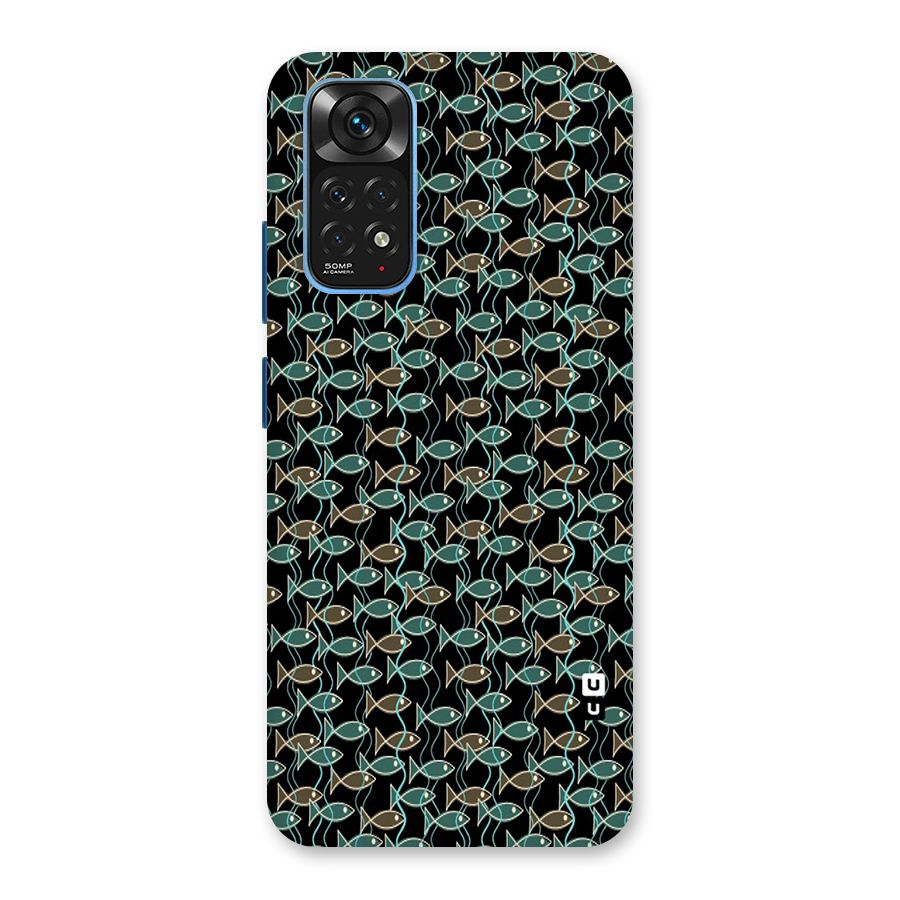 Animated Fishes Art Pattern Back Case for Redmi Note 11S