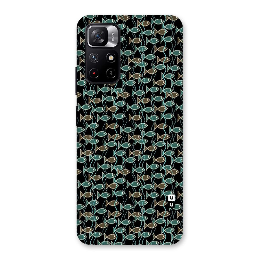 Animated Fishes Art Pattern Back Case for Redmi Note 11T 5G