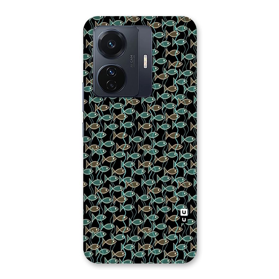 Animated Fishes Art Pattern Back Case for Vivo T1 Pro