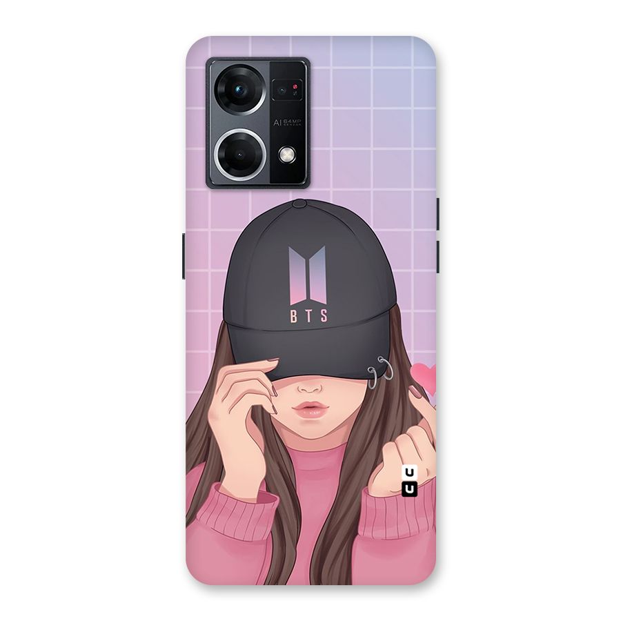 Anime Beautiful BTS Girl Glass Back Case for Oppo F21 Pro 5G