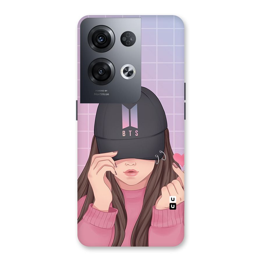 Anime Beautiful BTS Girl Back Case for Oppo Reno8 Pro 5G