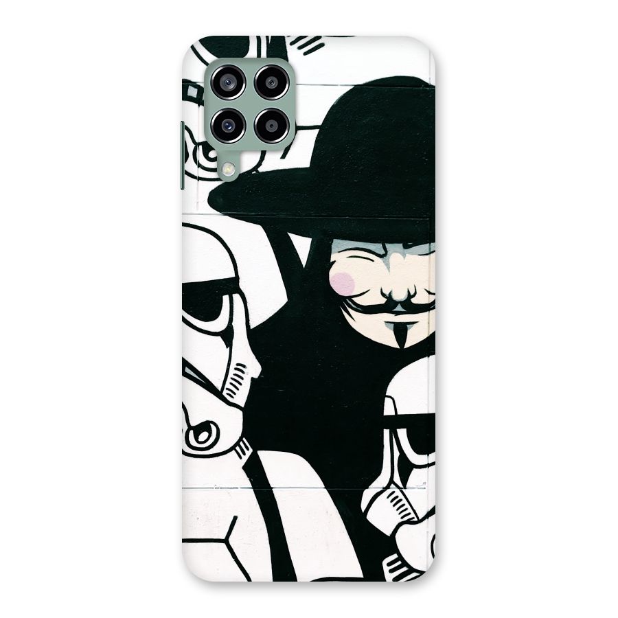 Anonymous Hat Back Case for Galaxy M33