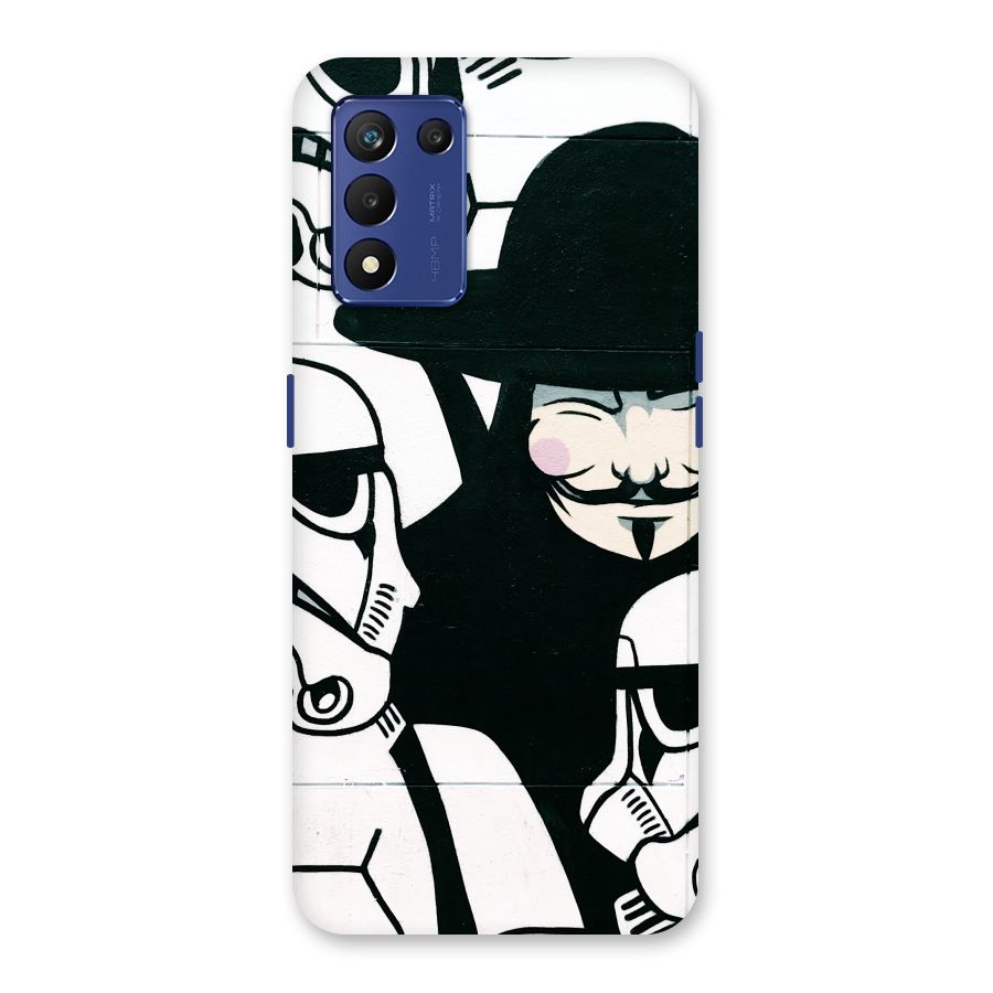 Anonymous Hat Back Case for Realme 9 5G Speed
