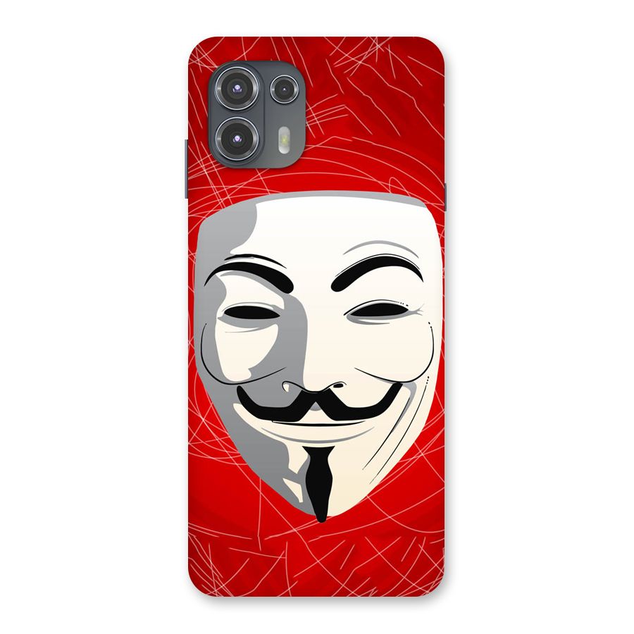 Anonymous Mask Abstract Back Case for Motorola Edge 20 Fusion