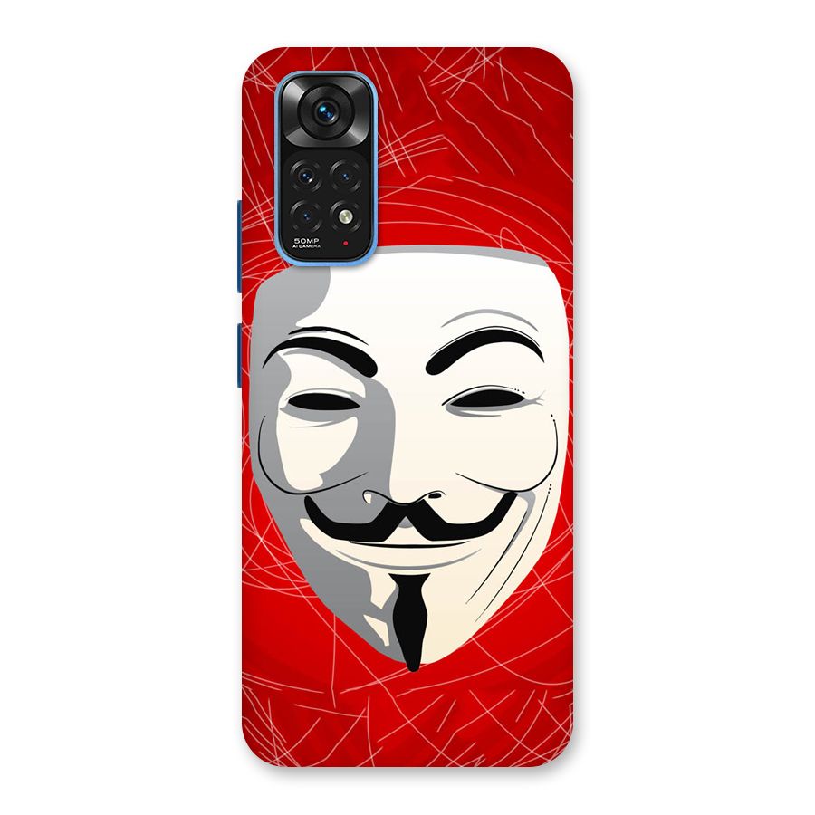 Anonymous Mask Abstract Back Case for Redmi Note 11S