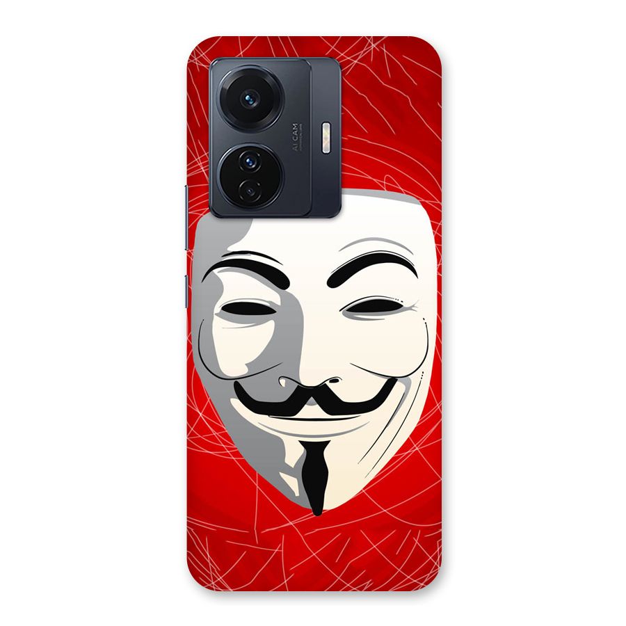 Anonymous Mask Abstract Back Case for Vivo T1 Pro