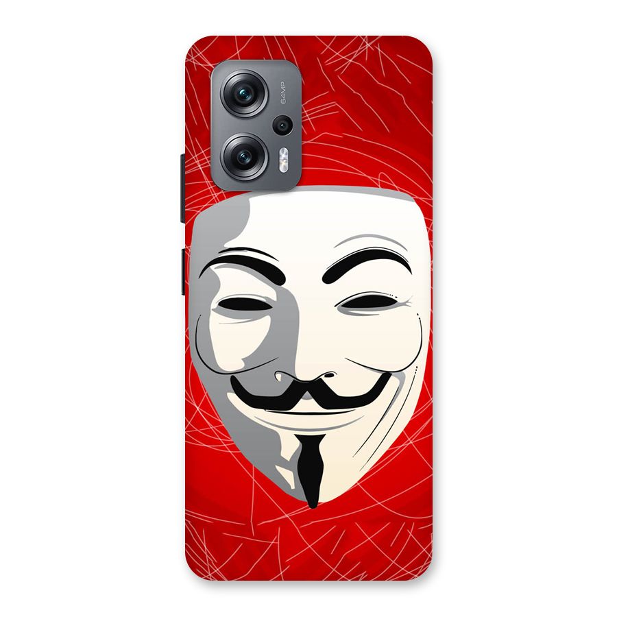 Anonymous Mask Abstract  Back Case for Redmi K50i