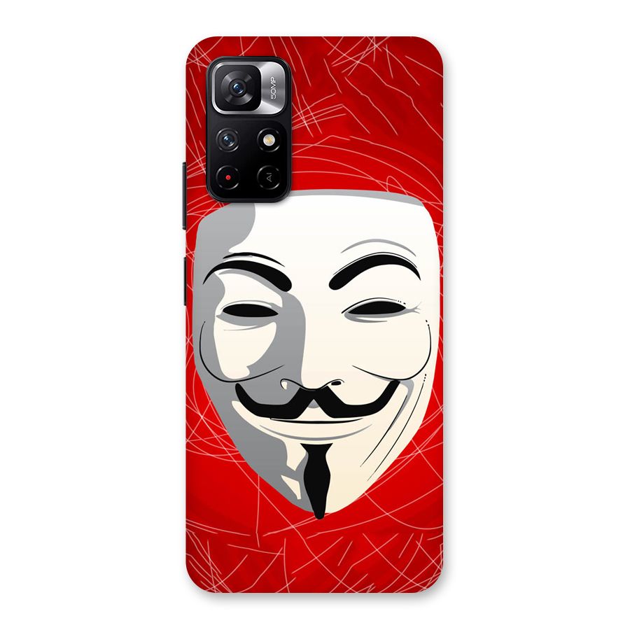 Anonymous Mask Abstract  Back Case for Redmi Note 11T 5G