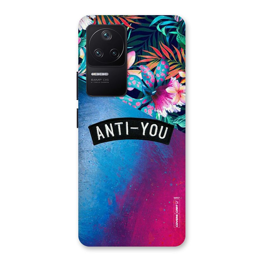 Anti You Back Case for Poco F4 5G
