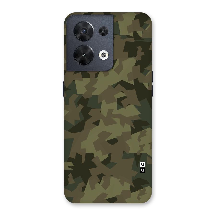 Army Abstract Back Case for Oppo Reno8 5G
