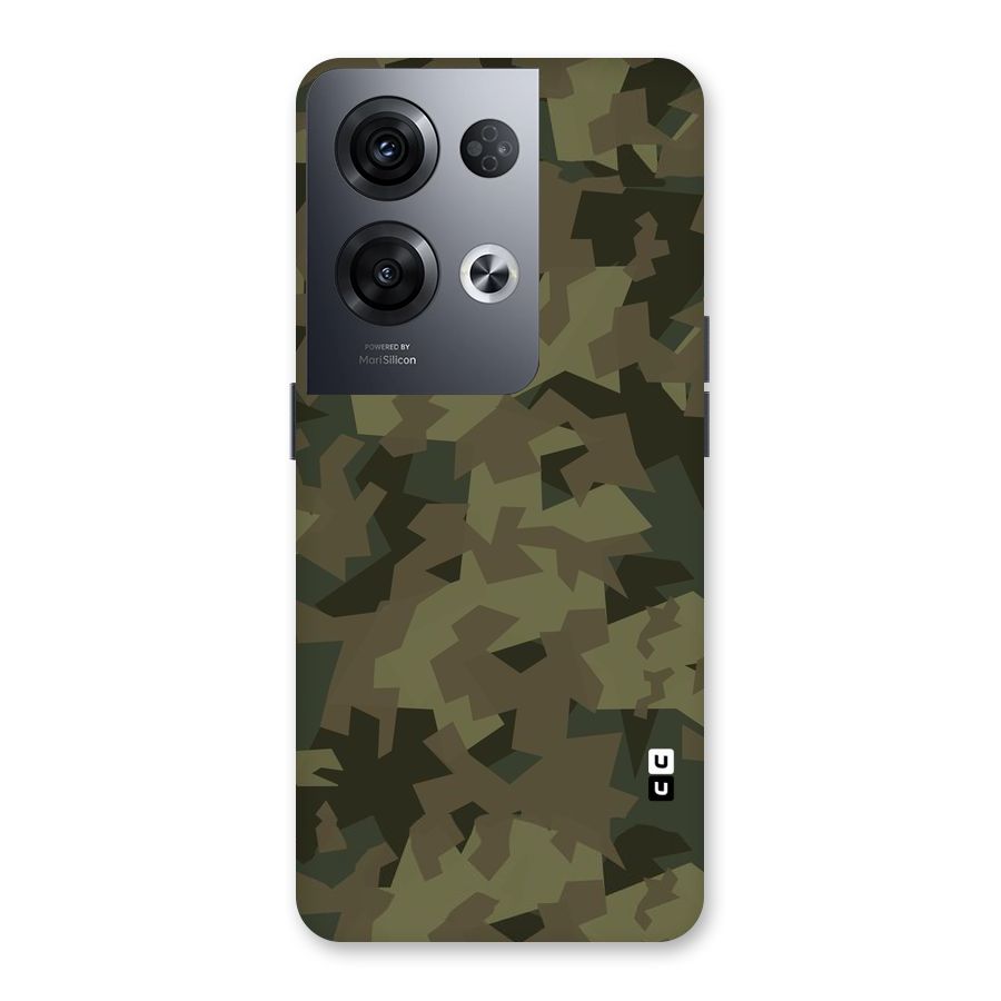 Army Abstract Back Case for Oppo Reno8 Pro 5G