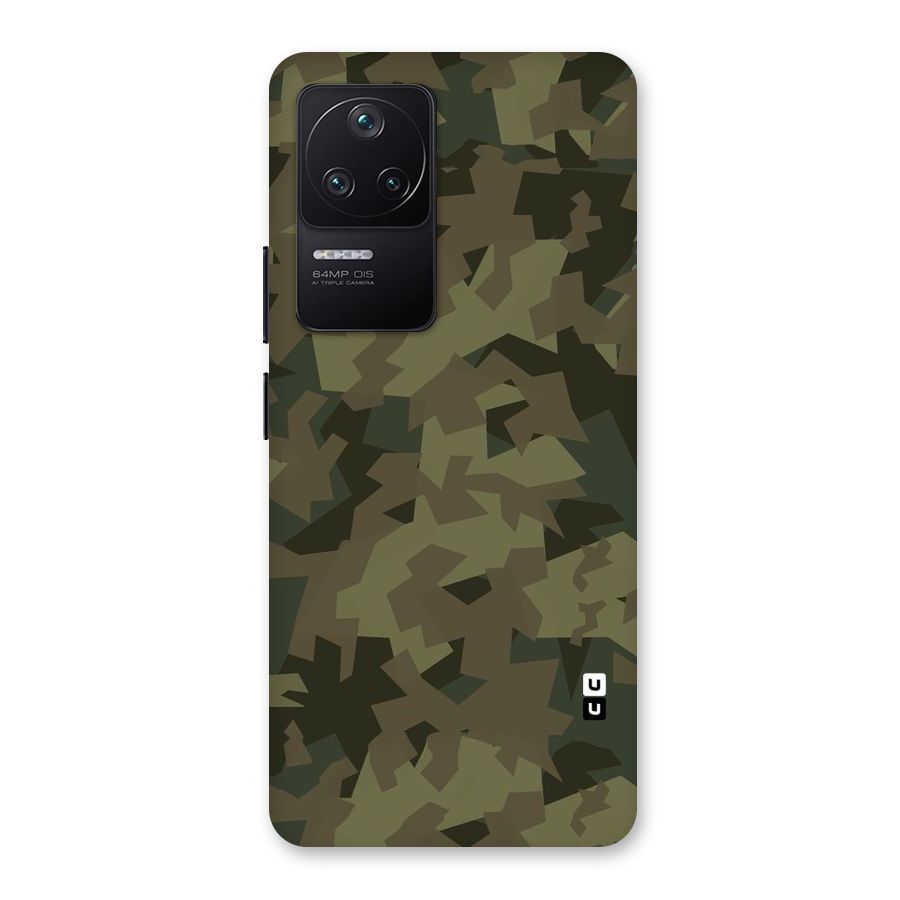Army Abstract Back Case for Poco F4 5G