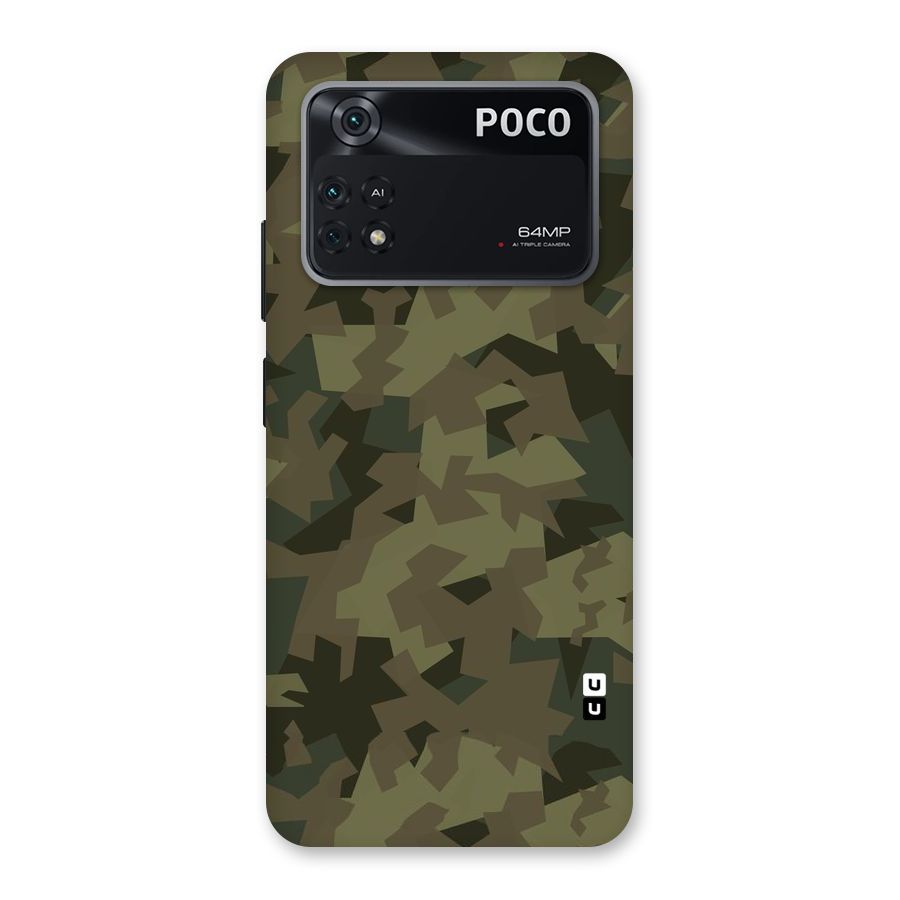 Army Abstract Back Case for Poco M4 Pro 4G