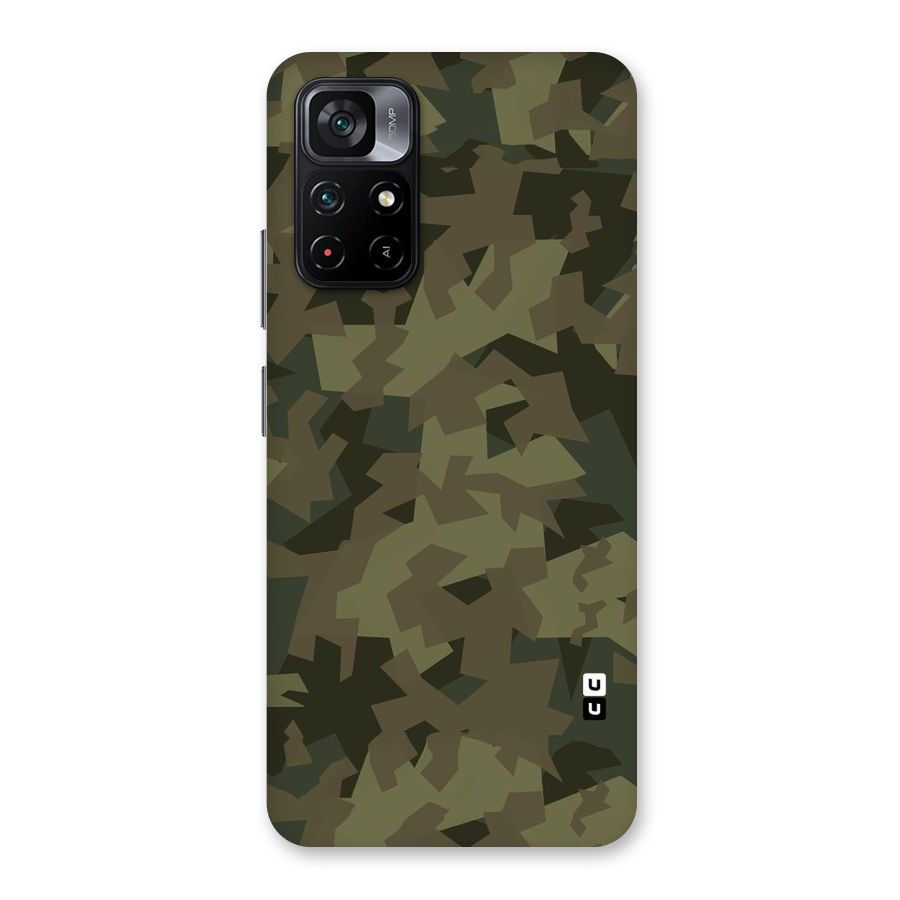 Army Abstract Back Case for Poco M4 Pro 5G