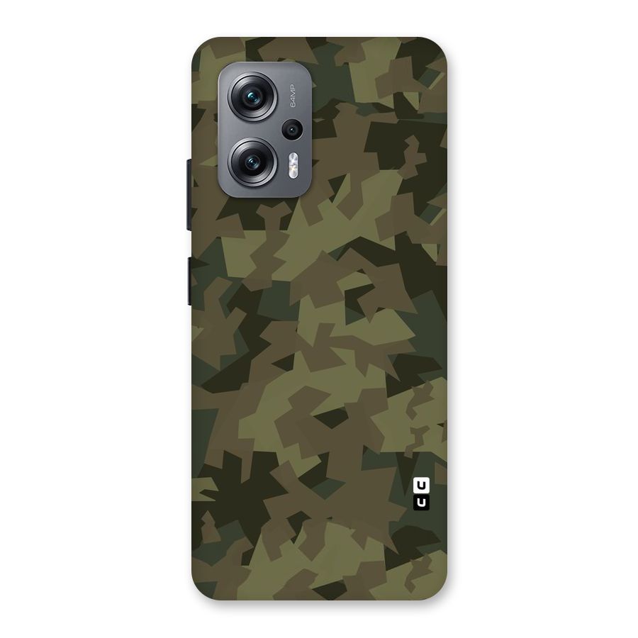 Army Abstract Back Case for Redmi K50i