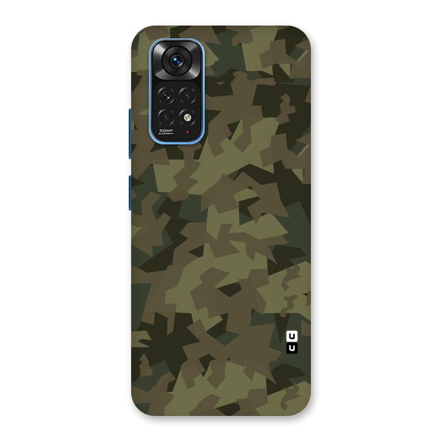 Army Abstract Back Case for Redmi Note 11S