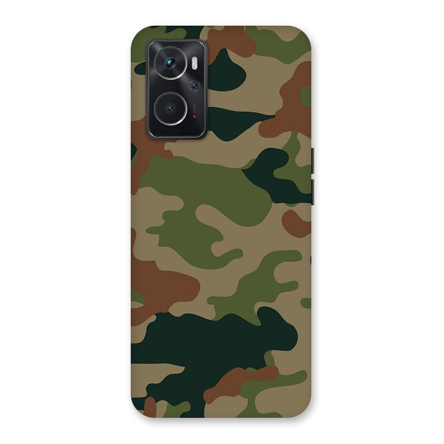 Army Camouflage Back Case for Oppo K10 4G