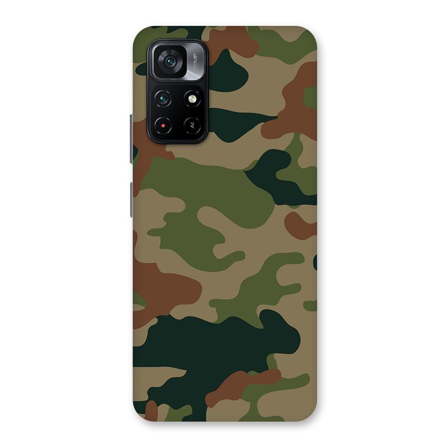 Army Camouflage Back Case for Poco M4 Pro 5G