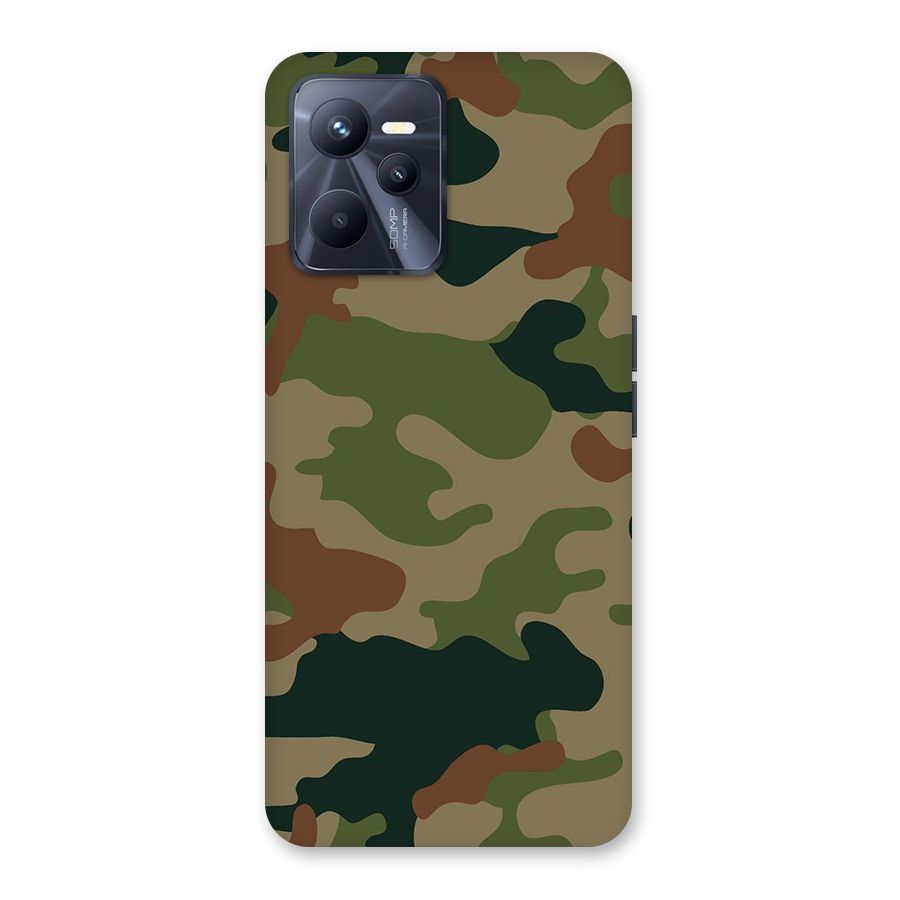 Army Camouflage Back Case for Realme C35