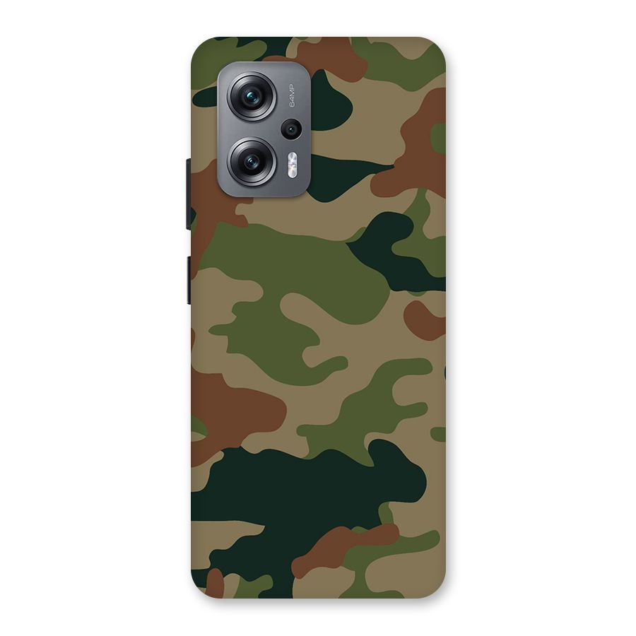 Army Camouflage Back Case for Redmi K50i