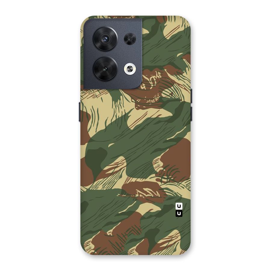 Army Design Back Case for Oppo Reno8 5G