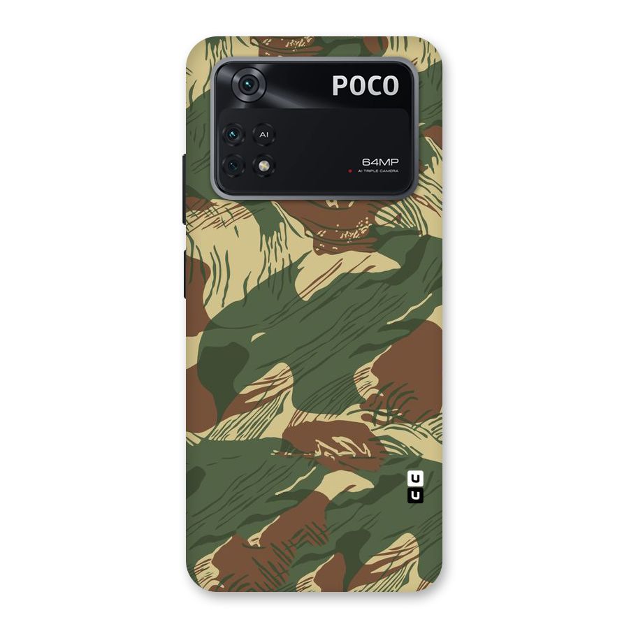 Army Design Back Case for Poco M4 Pro 4G