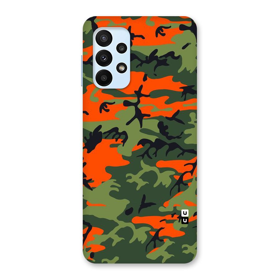 Army Pattern Back Case for Galaxy A23