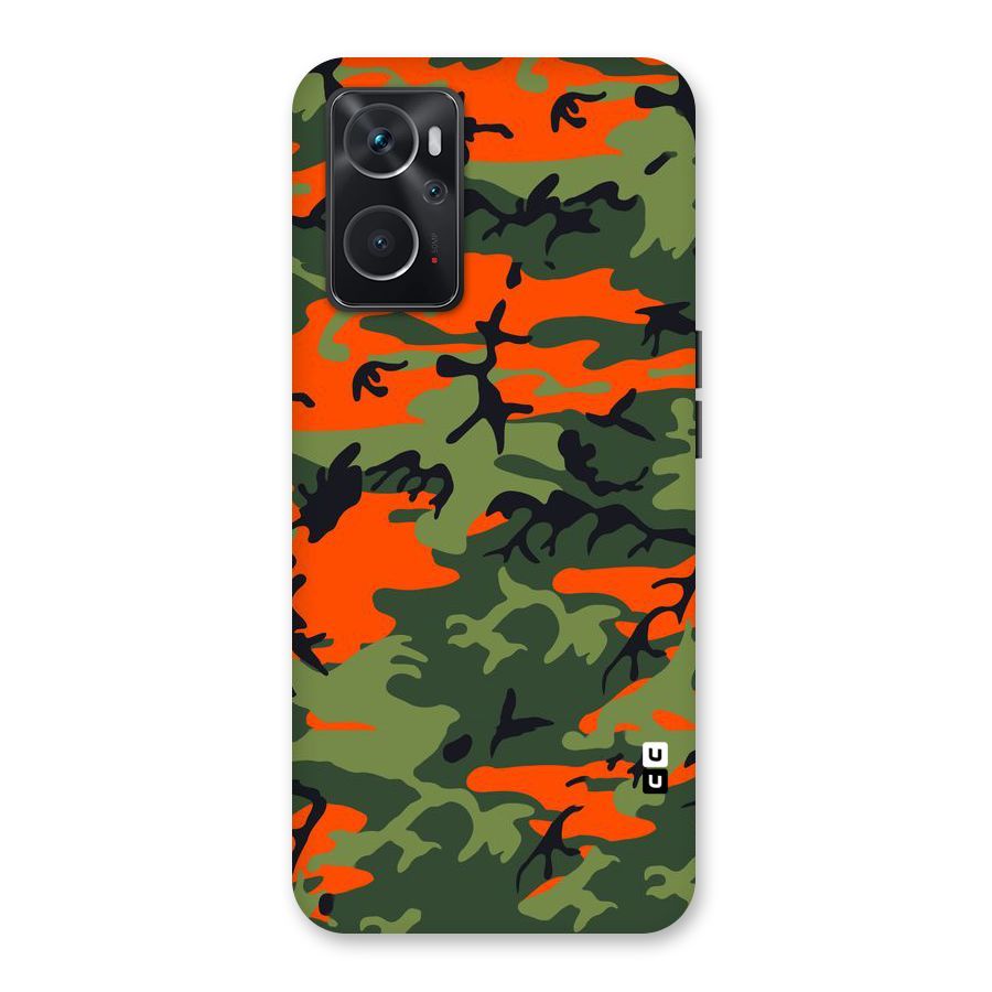 Army Pattern Back Case for Oppo K10 4G