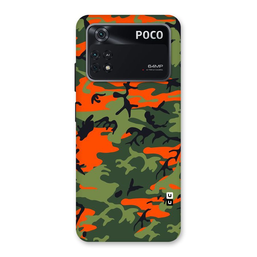 Army Pattern Back Case for Poco M4 Pro 4G