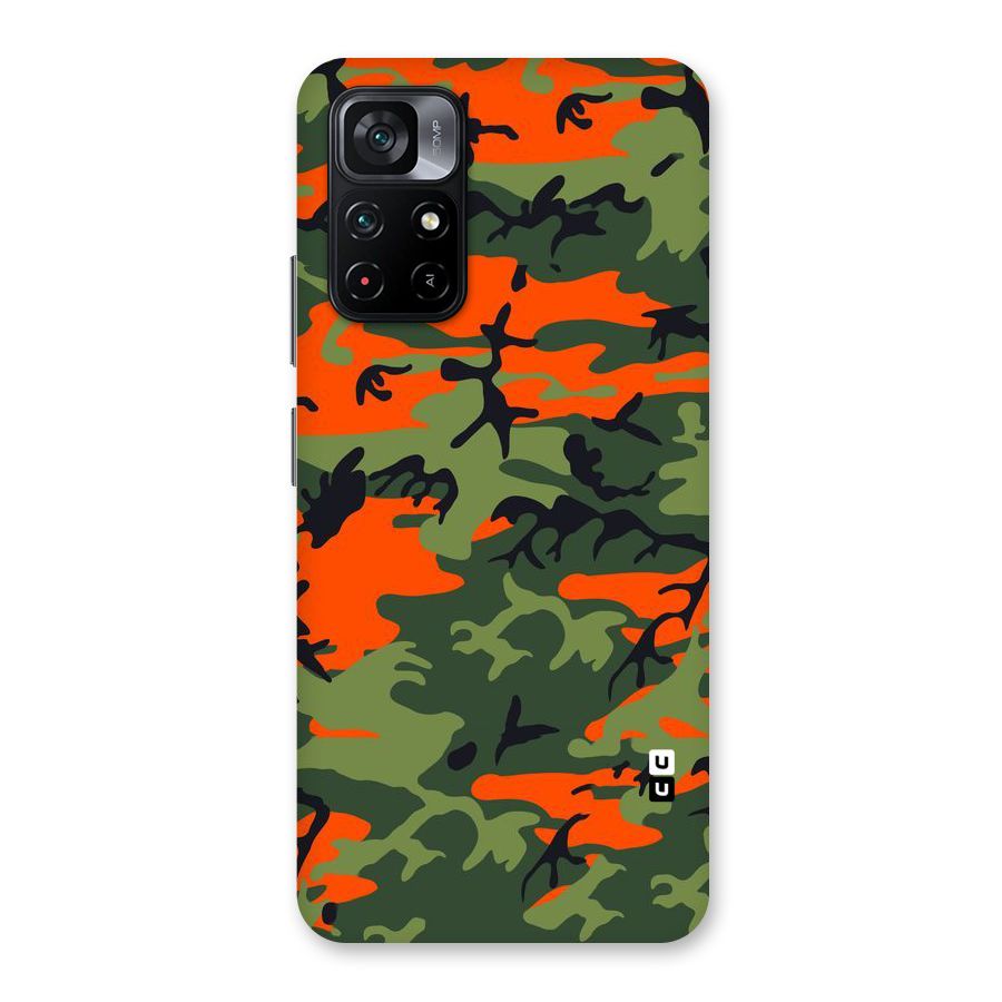 Army Pattern Back Case for Poco M4 Pro 5G