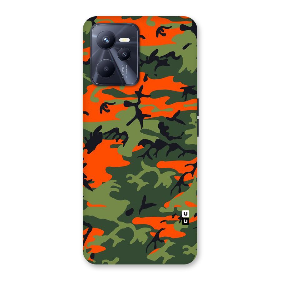 Army Pattern Back Case for Realme C35