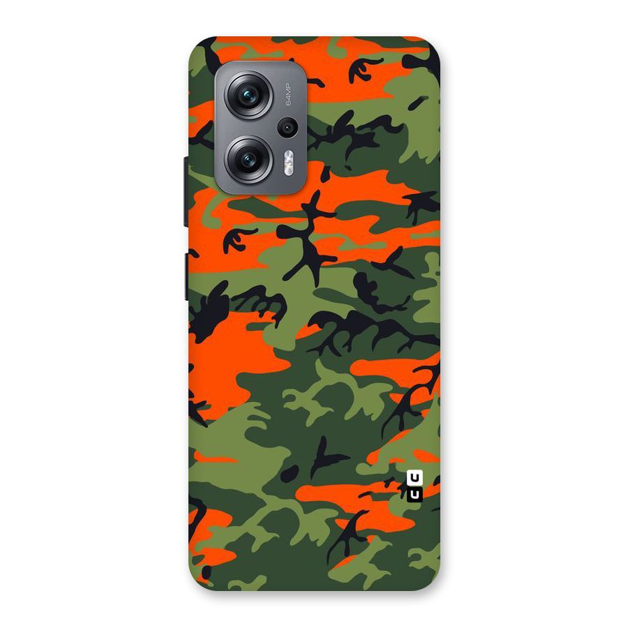 Army Pattern Back Case for Redmi K50i