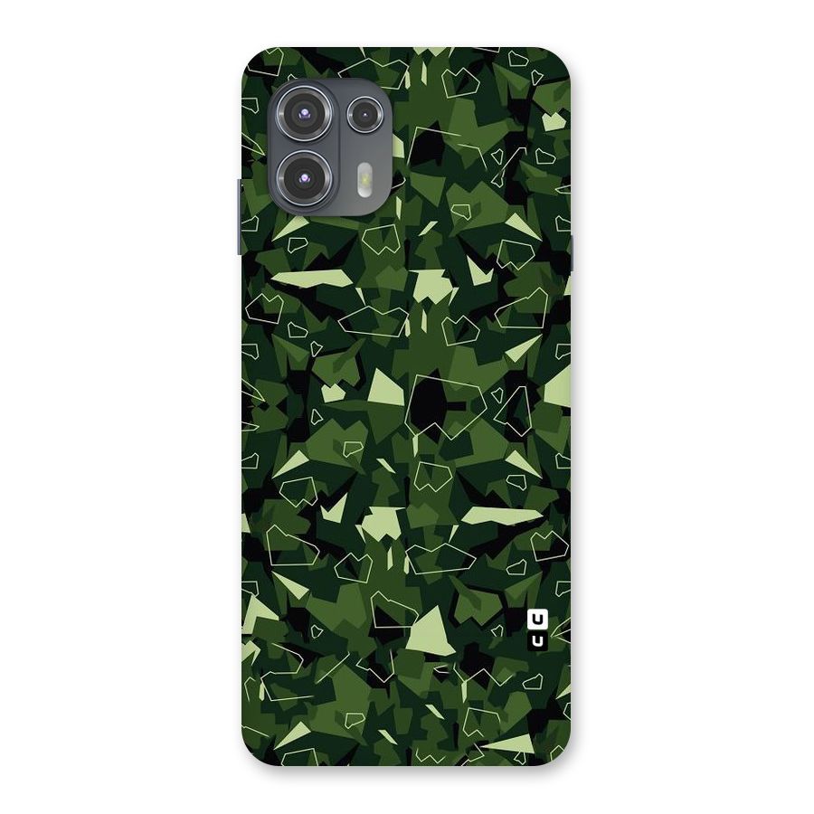Army Shape Design Back Case for Motorola Edge 20 Fusion