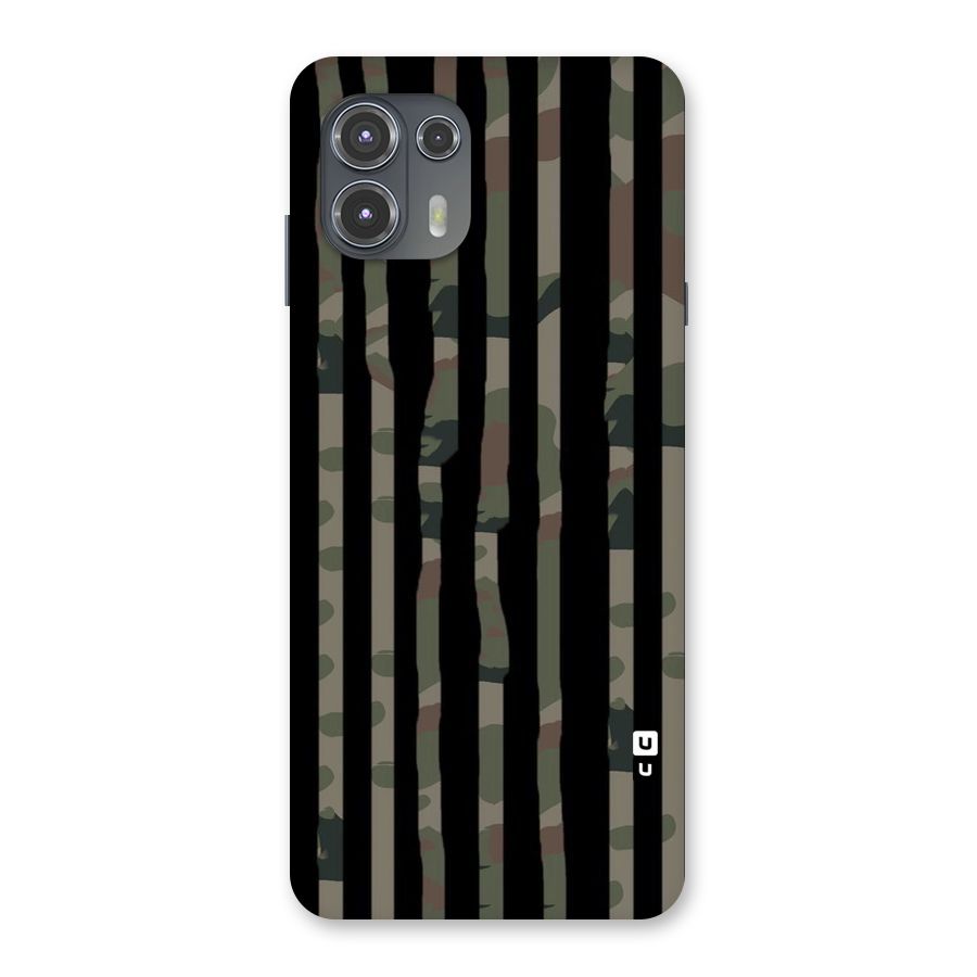Army Stripes Back Case for Motorola Edge 20 Fusion