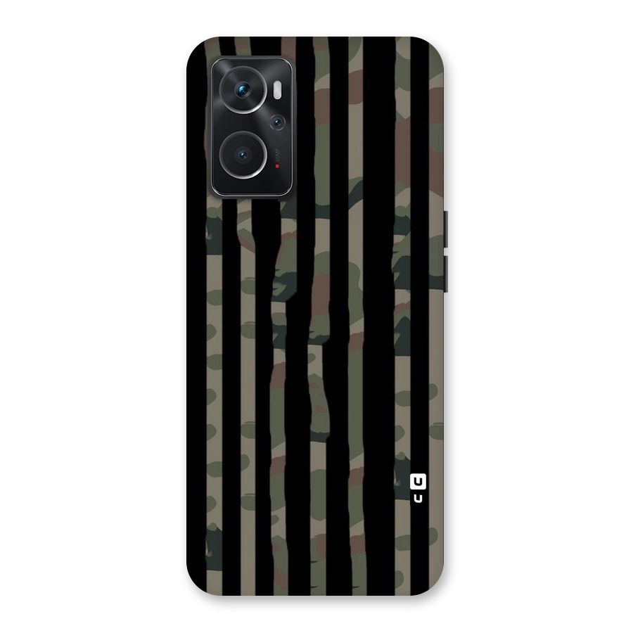 Army Stripes Back Case for Oppo K10 4G