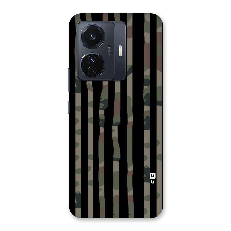 Army Stripes Back Case for Vivo T1 Pro