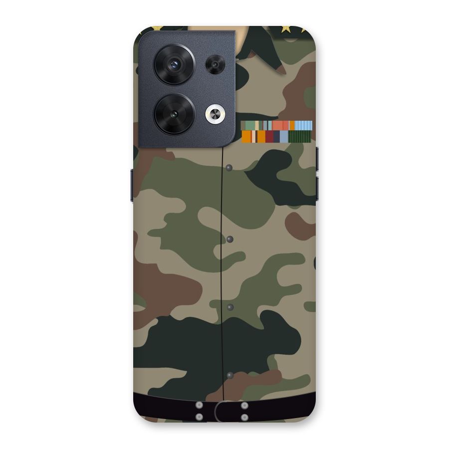 Army Uniform Back Case for Oppo Reno8 5G