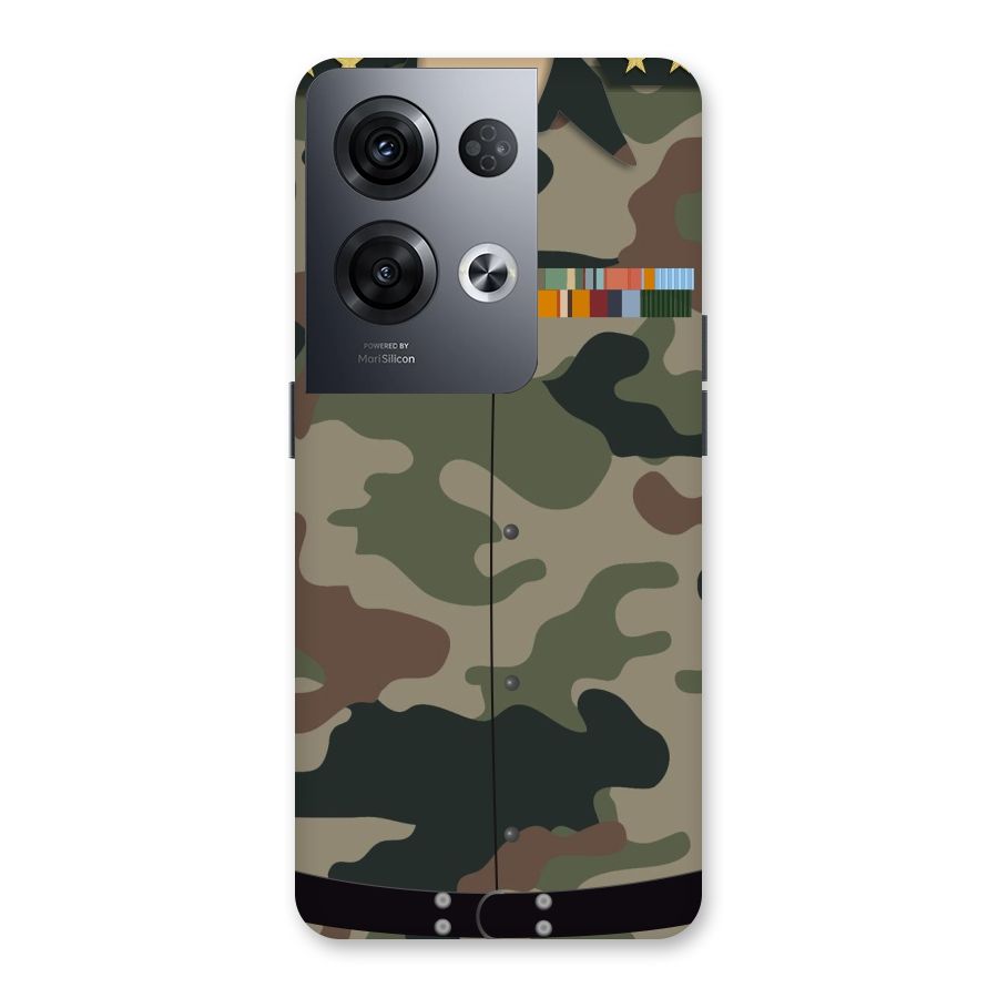 Army Uniform Back Case for Oppo Reno8 Pro 5G