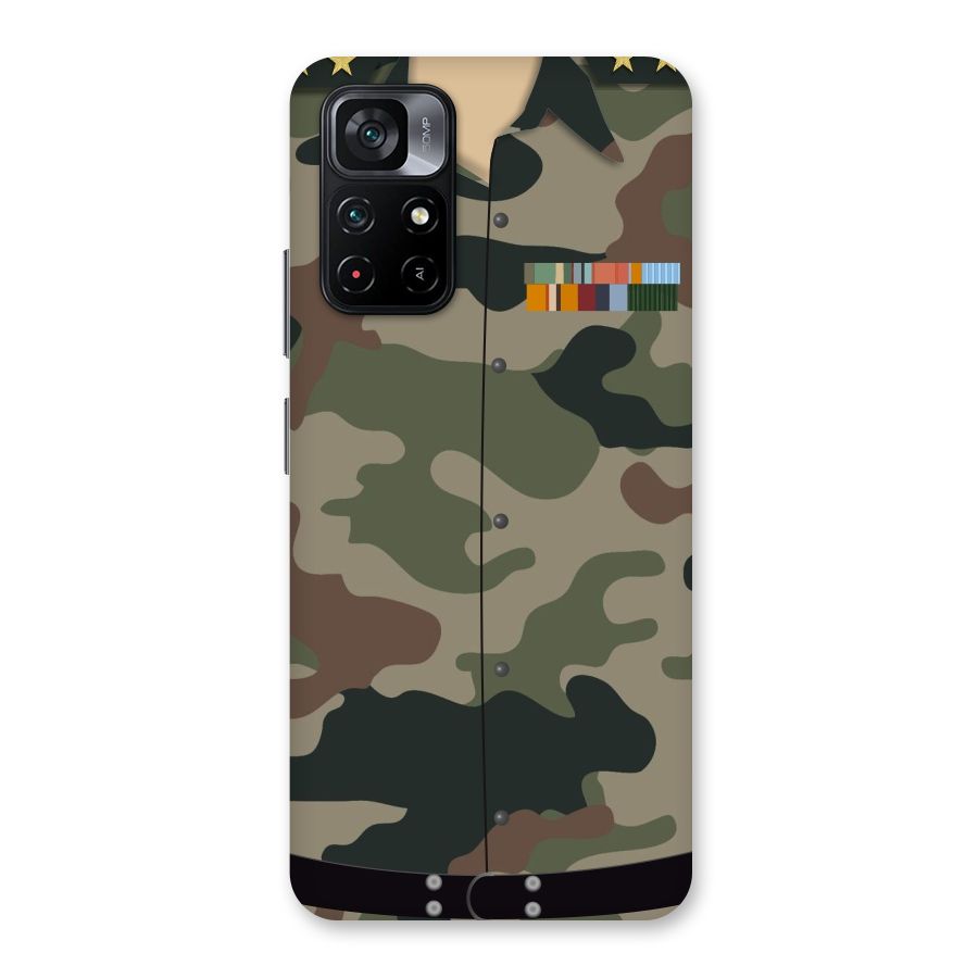 Army Uniform Back Case for Poco M4 Pro 5G