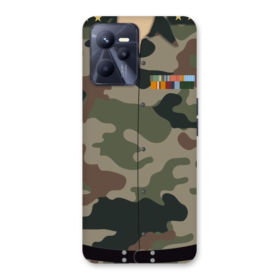 Army Uniform Back Case for Realme C35