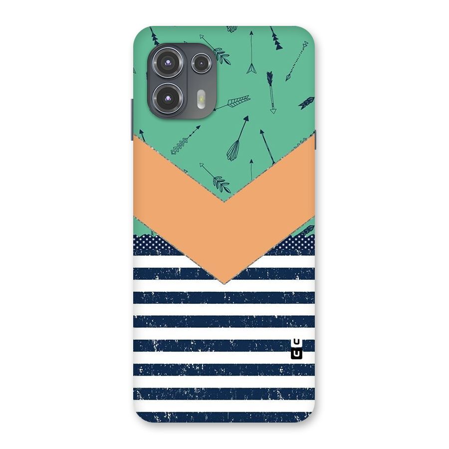 Arrows and Stripes Back Case for Motorola Edge 20 Fusion