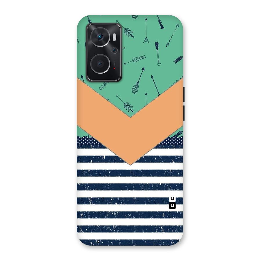Arrows and Stripes Back Case for Oppo K10 4G