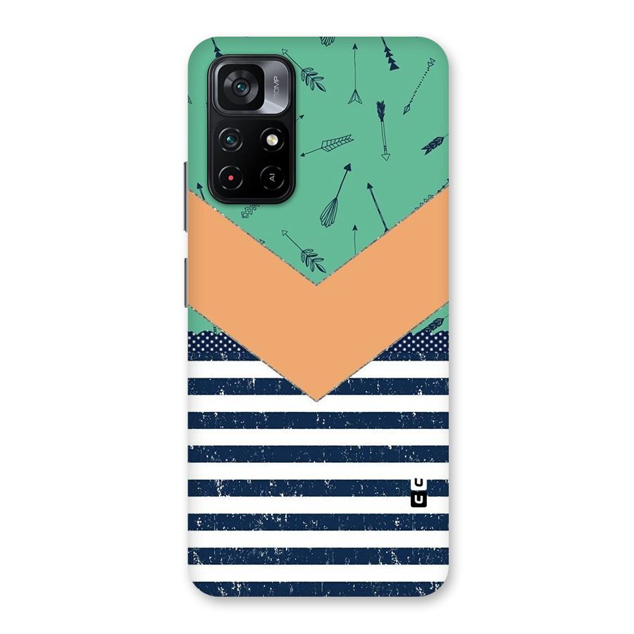 Arrows and Stripes Back Case for Poco M4 Pro 5G