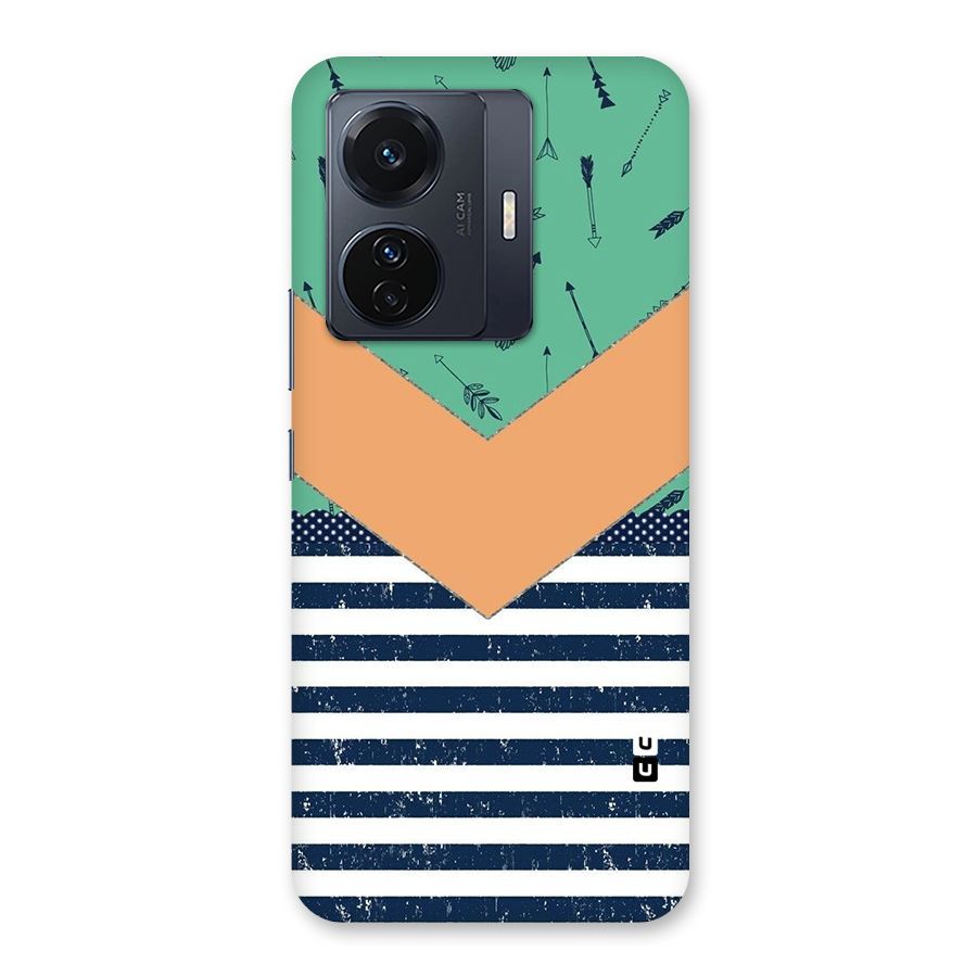 Arrows and Stripes Back Case for Vivo T1 Pro