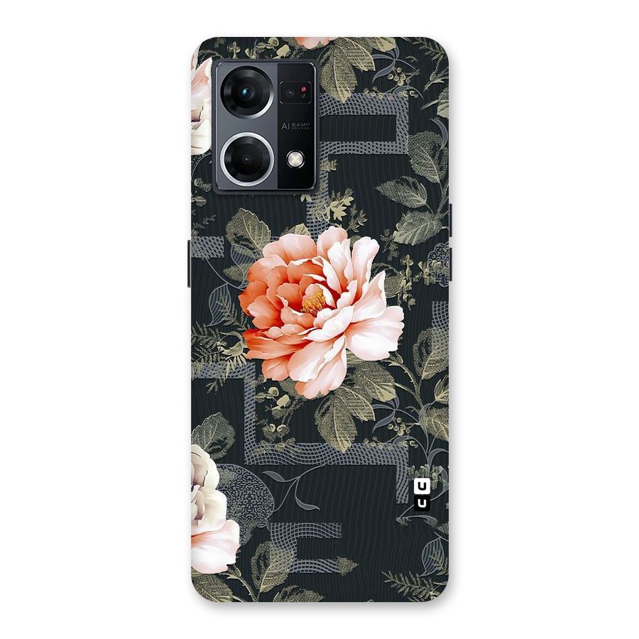 Art And Floral Glass Back Case for Oppo F21 Pro 5G