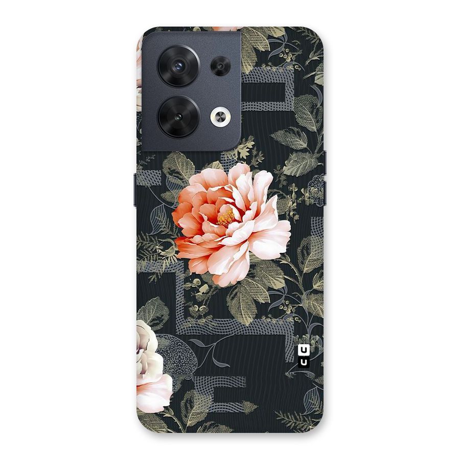 Art And Floral Back Case for Oppo Reno8 5G