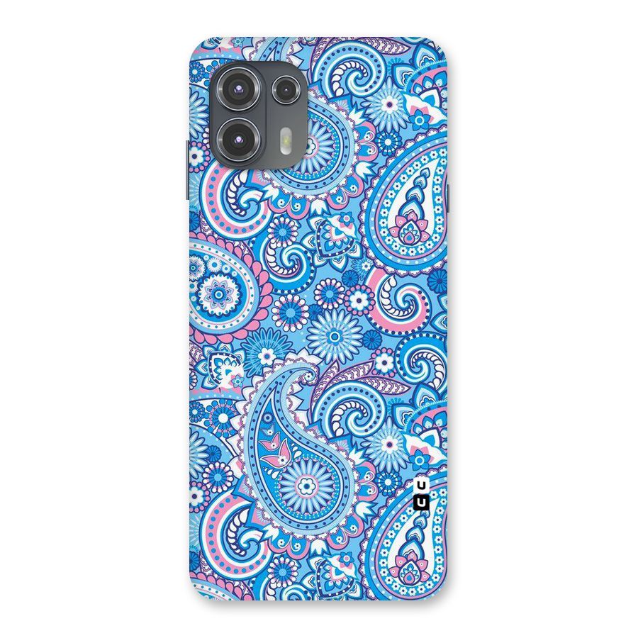 Artistic Blue Art Back Case for Motorola Edge 20 Fusion