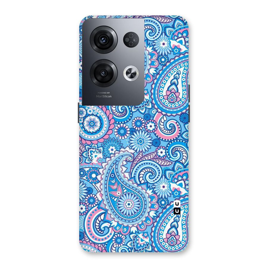 Artistic Blue Art Back Case for Oppo Reno8 Pro 5G