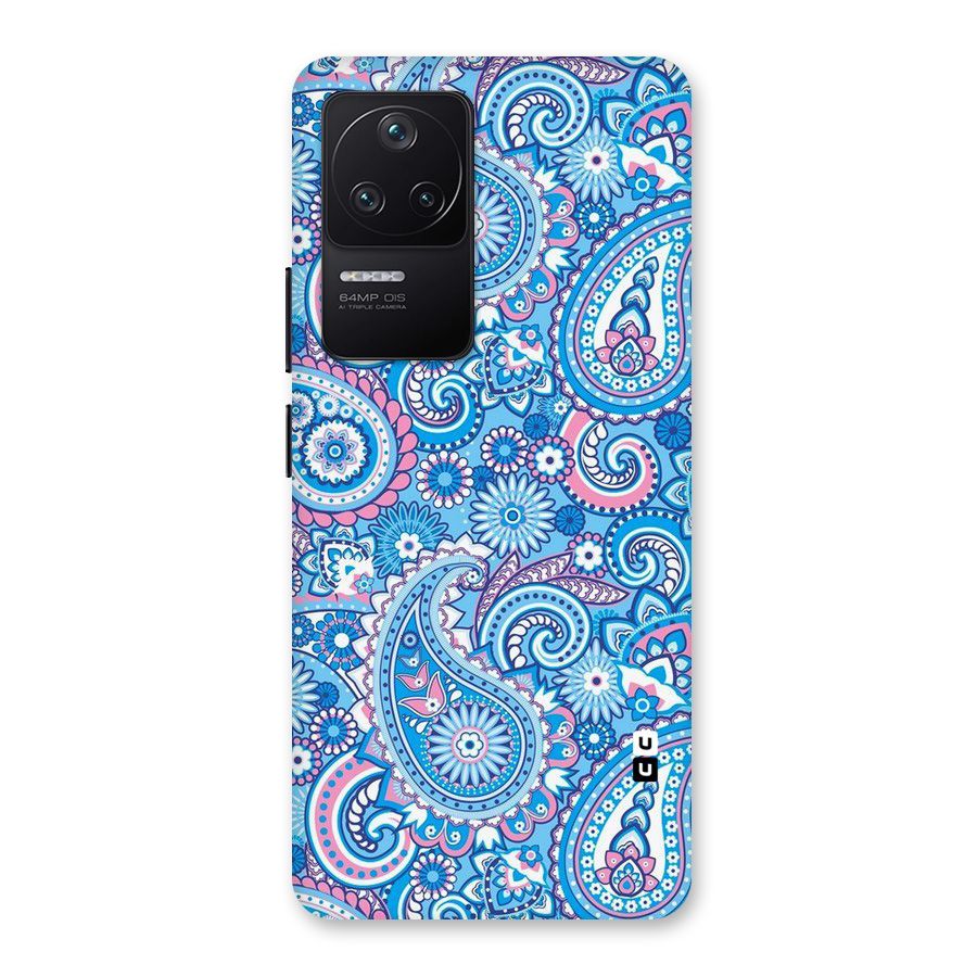 Artistic Blue Art Back Case for Poco F4 5G