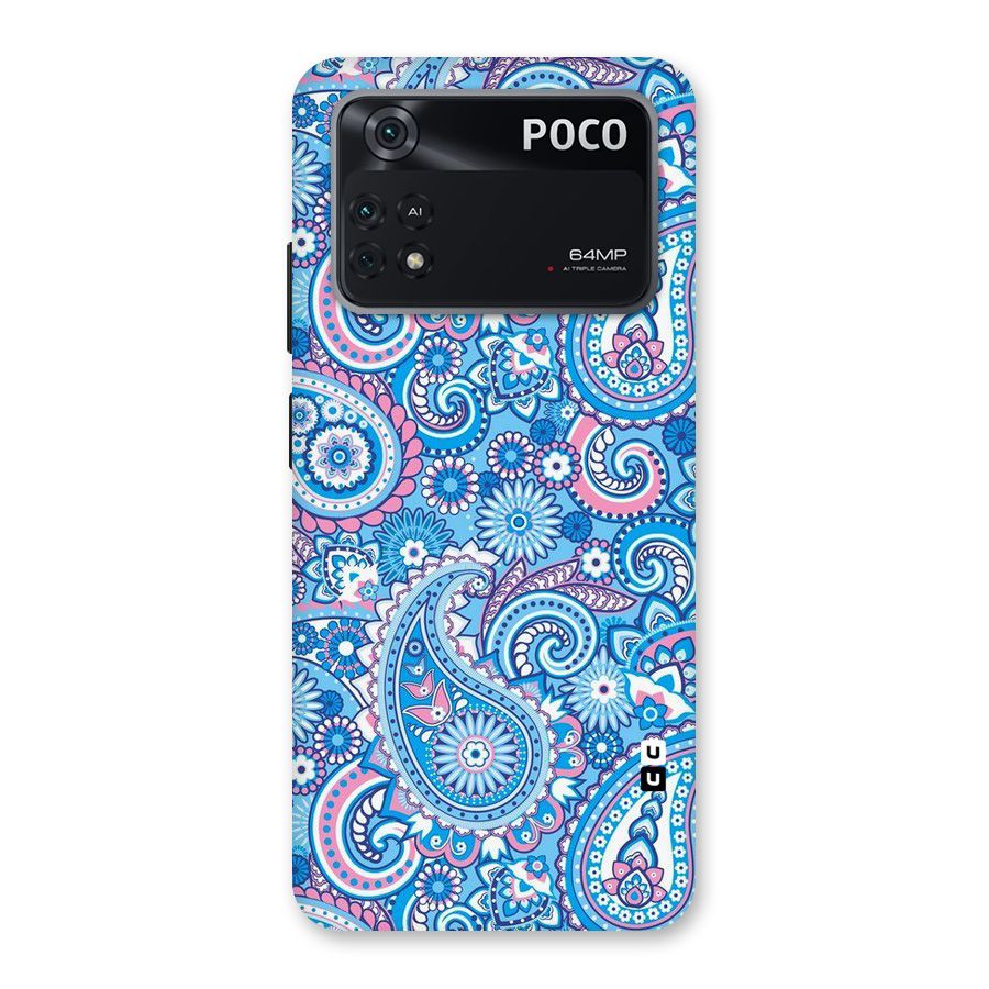 Artistic Blue Art Back Case for Poco M4 Pro 4G